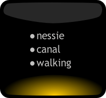 nessie
canal
walking
